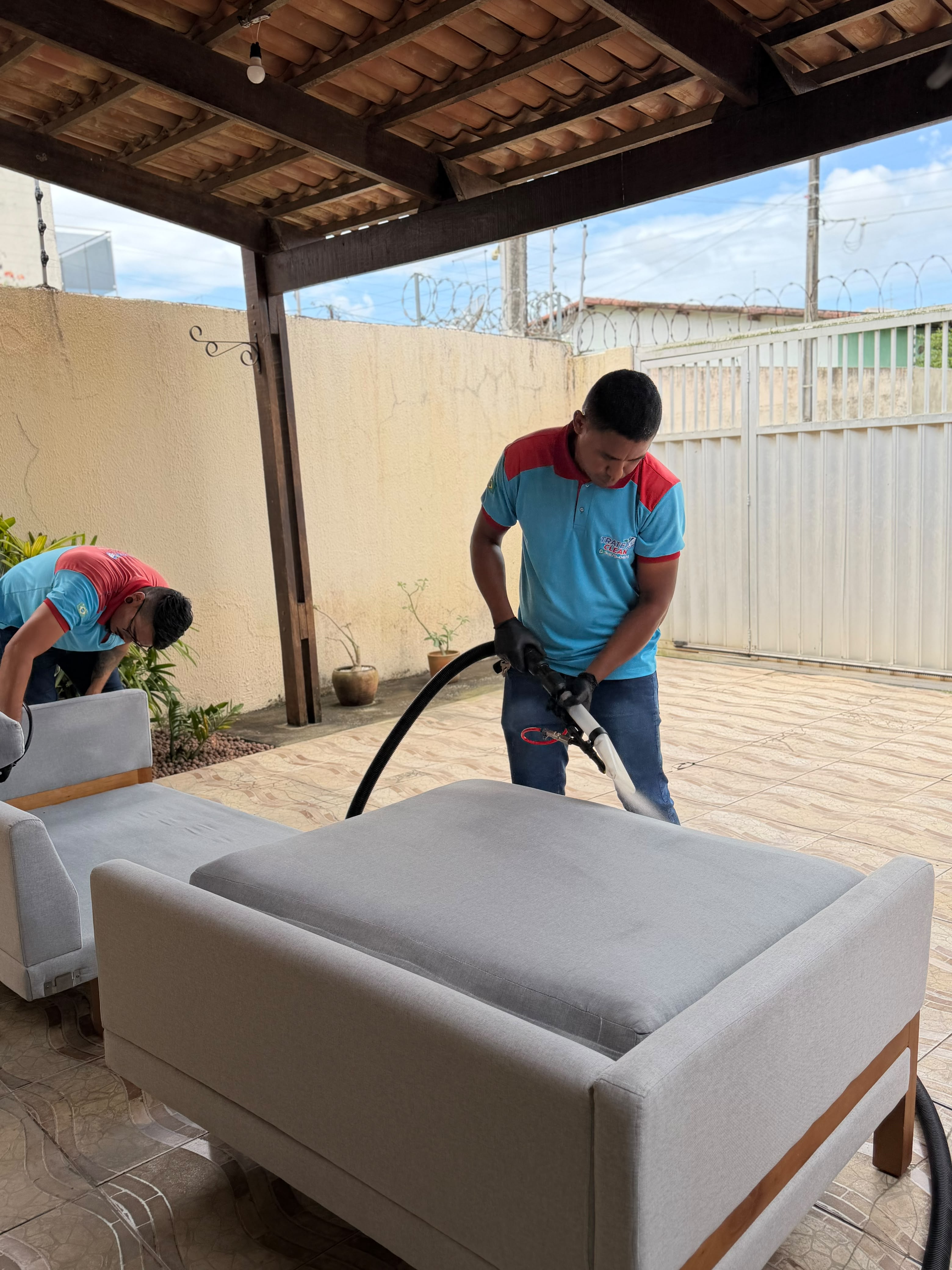 Higienização de estofados pela Trate Clean em Natal